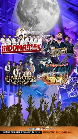 💀🎃 ¡El Halloween más norteño llega a Rodeo West! 🎃💀 Este 31 de octubre prepárate pa’ la pura fiesta con: 🔥 Los Indomables de Cedral 🔥 Retoños del Río 🔥 Monarcas del Valle 🔥 Carácter Norteño ¡Va a estar de miedo, raza! 😎 🎟️ Boletos en: ticketon.com Mariscos La Marea, Don Taco y Pollos El Canelo.