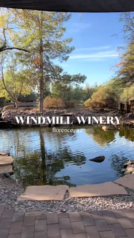 One of our favorite spots in the desert #windmillwinery #dateideas #azdate 