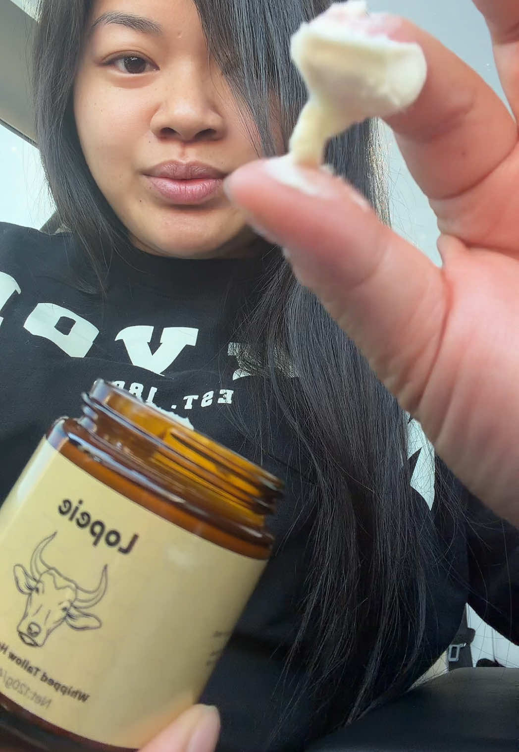 Whipped Tallow Honey Balm #beeftallow #honeybalm #grassfedbeef #balm #moisture 