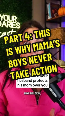 Part 4 of 12. The first fight between Sarah and Linda. Ben's nervous system flipped into threat mode and he did what he’s been trained to do… asked Sarah to change, not his mom. This is why mama's boys never take action. 🎥 Full episode available on YT now: My Husband Refuses to Stand Up to His Mom… Now I Know Why Comment or DM: “Drama Triangle” and I’ll send you the entire series. PSA-Not meant to replace advice from medical or licensed professionals. #mamasboy #motherinlaw #boundaries #podcastclips #storytime 