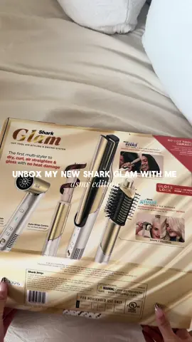 unbox the new Shark Glam @Shark Beauty with me 🤍 the ultimate hair tool for every occasion! should i do a tutorial with it next? #sharkbeauty #sharkglam #hairtools #airwrap #haircare 