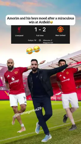 Slot in tears & Amorim on steps😂.. #fyp #footballtiktok #viraltiktok #viralvideos 