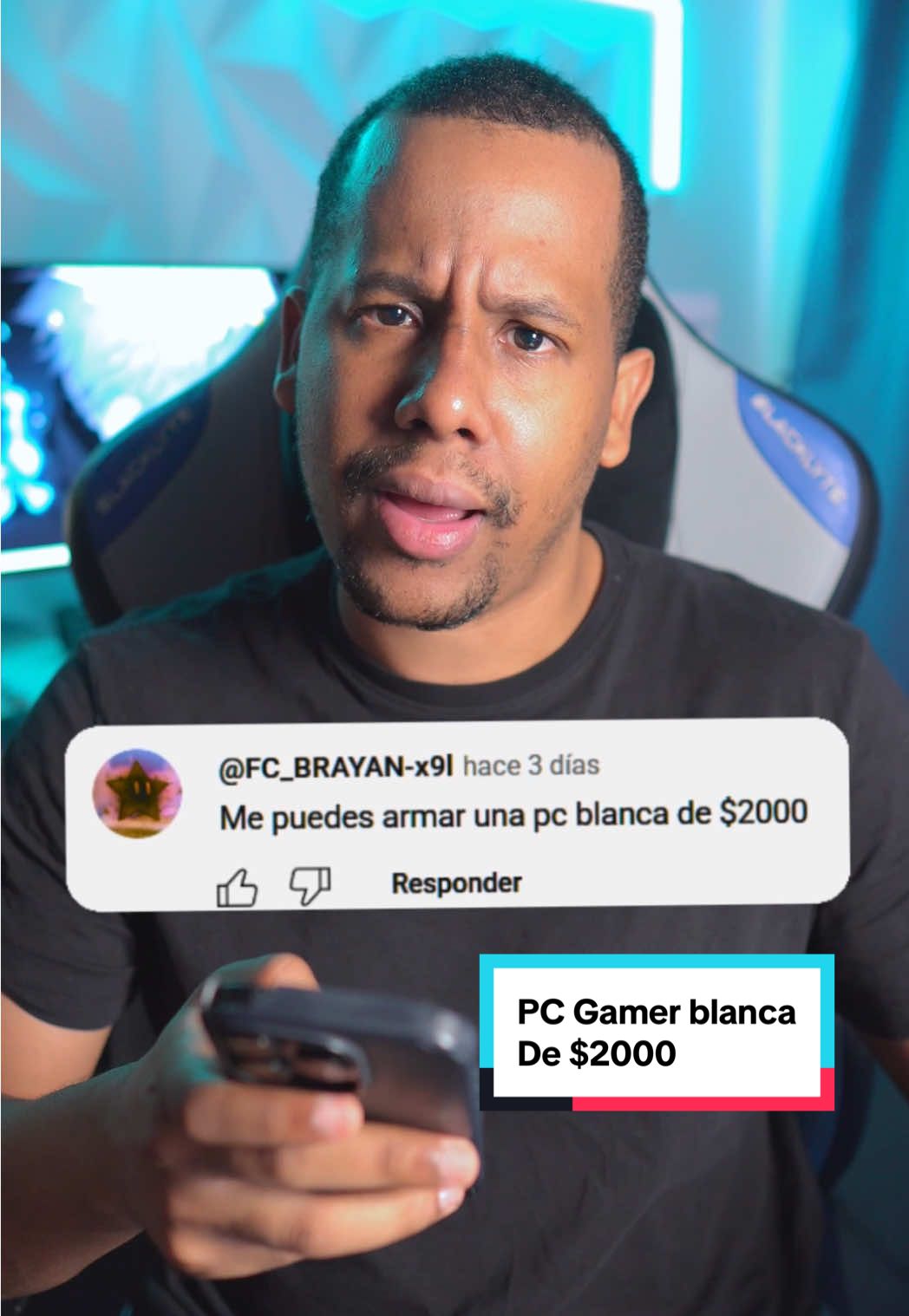 PC GAMING blanca de $2000. #pcgaming #pcgamer #techtips #pctips #pcbuild 