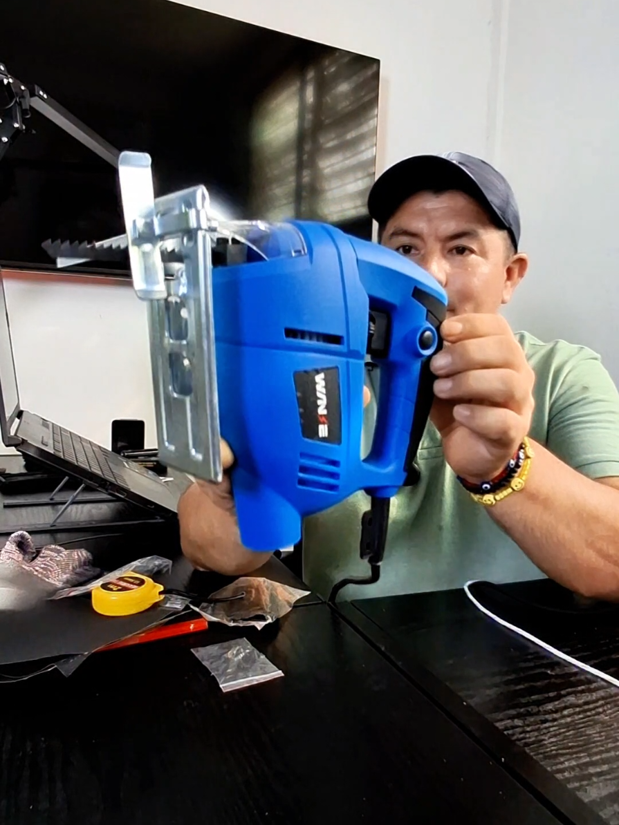 Cierra electrónica multifuncional conotor potente #cierra #madera #acero #carpinteria 