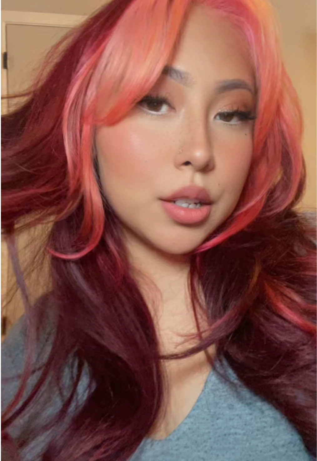 I’m just a girl who loves changing her hair color. 😌🫶🏼🩷💚🖤❤️🩵🩶🧡💙🤍💛💜🤎✨✨  What do we think ? 🌺🌸  @Arctic Fox  #haircolortransformation #haircolorideas #hairtransformation #hairtok #fypシ 