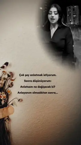 Çok şey anlatmak istiyorum sonra düşünüyorum anlatsam ne değişecek ki anlayanım olmadıktan sonra...🍁 #öneal  #navjin 