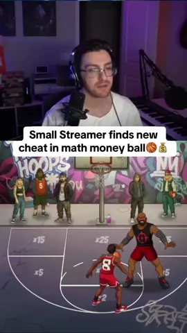 small streamer finds new method in math money ball 🏀💰 #smallstreamer #kickstreaming #basketball #moneyball #mathematics 