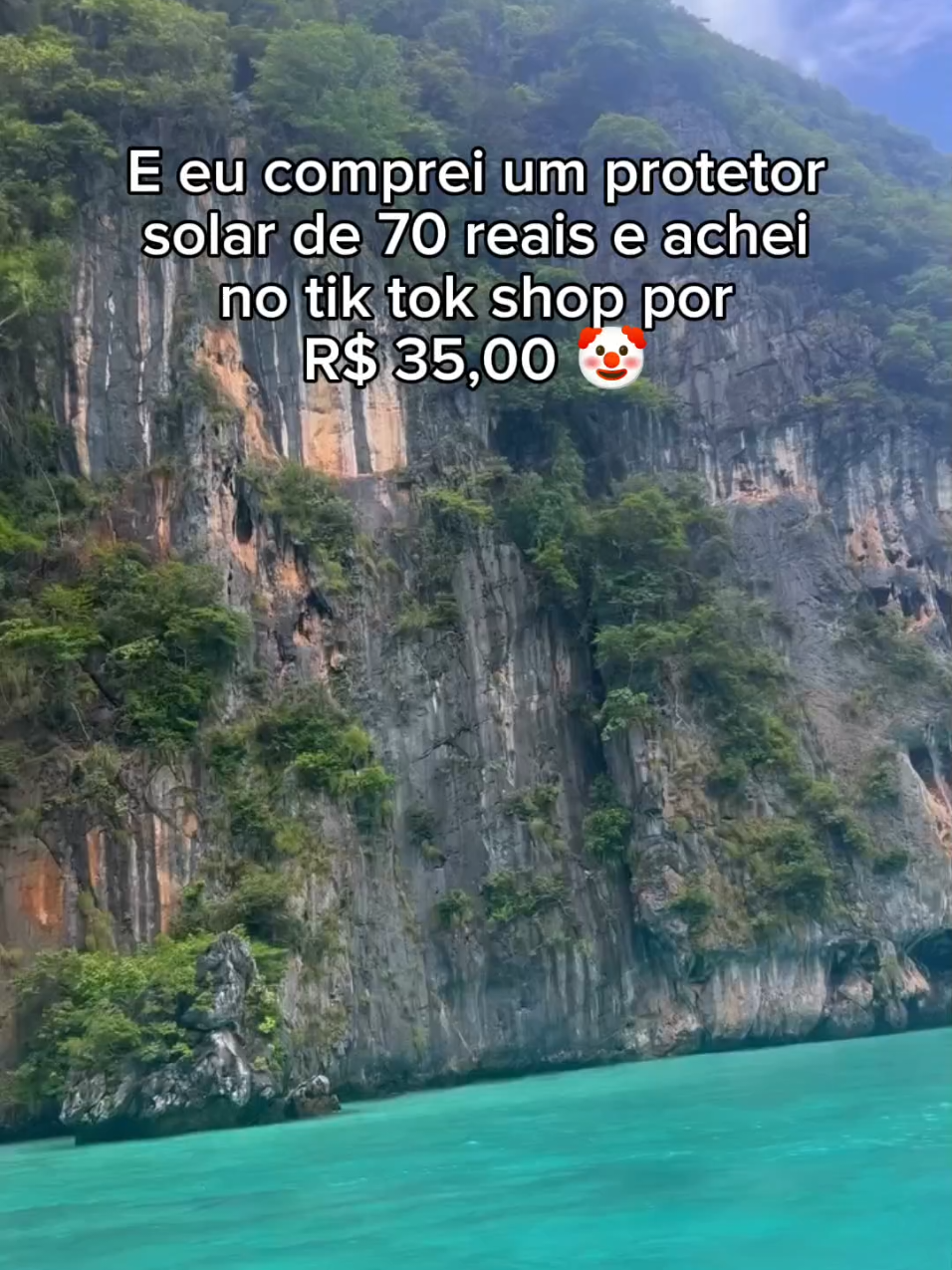 Esse protetor solar ta maravilhosooo #protetorsolar 