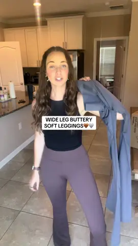 the fit, the feel, super cute!! #widelegpants  Wide leg leggings Buttery soft wide leg leggings 