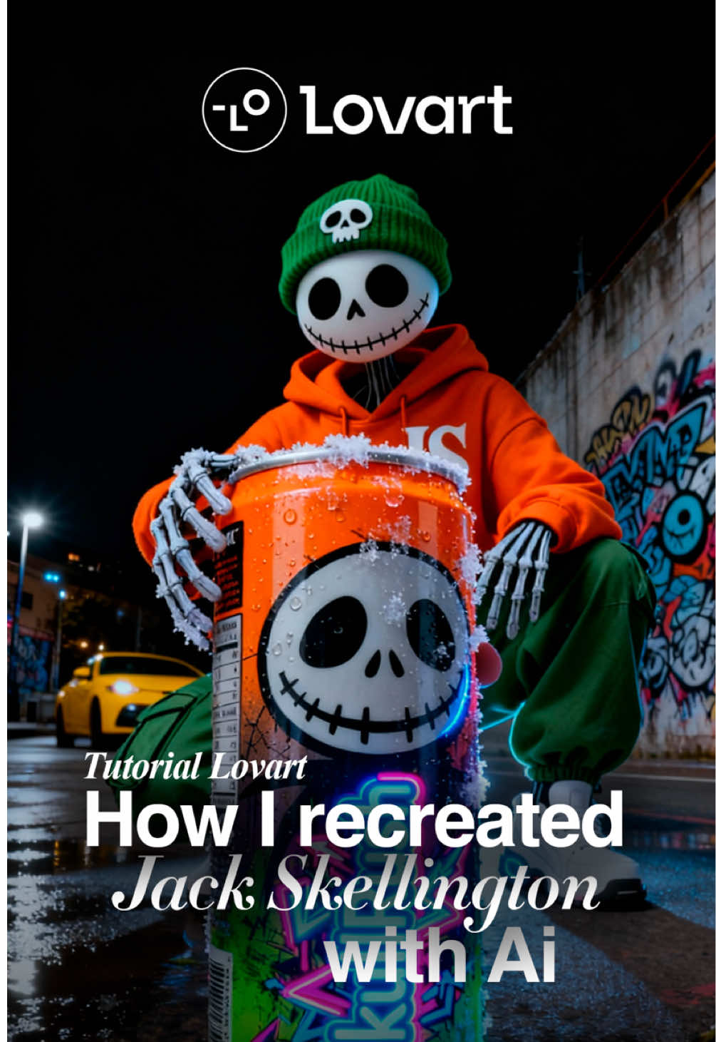 How I recreated #JackShellington with @LovartAI  #Lovart #LovartAI #CreateWithLovart