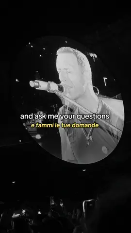 I had to find you, tell you I need you #coldplay #coldplayconcert #live #concerti #fyp 