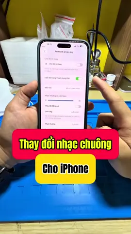 Cách ! thay đổi nhạc chuông trên iPhone #CapCut #xuhuong #xu #x #iphone 