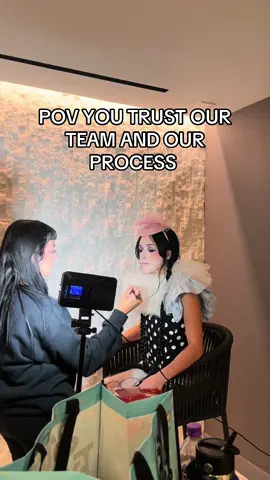 it’s giving trust the process 💄✨ from bare face to full-on editorial fantasy — wait for the end. #trusttheprocess #makeuptok #editorialmakeup #behindthescenes #photoshoottok  @bellacobian  