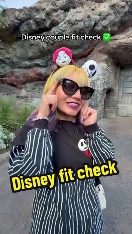 Felt cute might delete later 🤭  - Disney couple fit check #disneyootd  #disneyoutfit  #disneyoutfits  #nightmarebeforechristmas  #disneycouple 