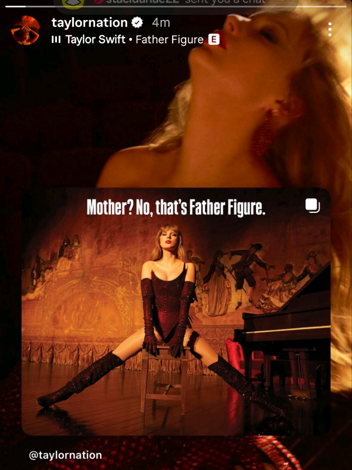 someone called her Daddy on X and TAYLOR NATION REPOSTED IT 🤣🤣🤣 #taylorswift #thelifeofashowgirl #fatherfigure #ts12 #daddy 