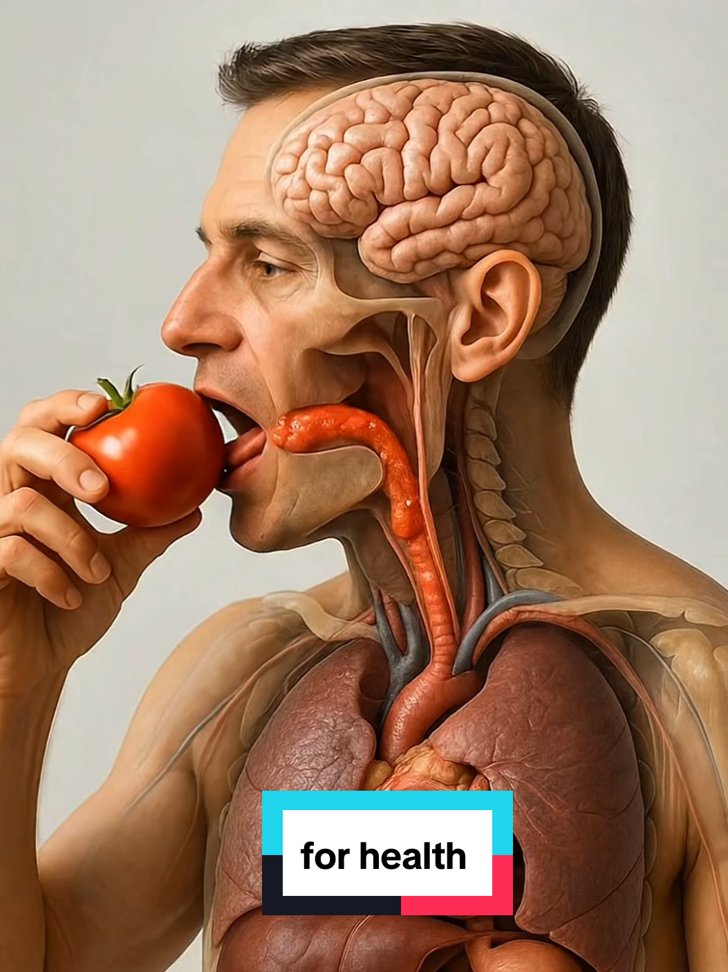 what happens while you eating tomato inside human body?😱🤮 educational purpose#fyp #health #anatomy #usahealth #newyork 