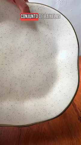 Conjunto travessa e saladeira de porcelana Baixelas Para Servir Maresia Areia Oxford, 2 peças #pratos #porcelana #achadosshopee 