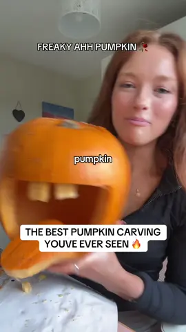 I LOVE FREAKY AHHH PUMPKIN. HES SO CUTE #pumpkin #pumpkincarving #pumpkinmeme #pumpkinseason #foryou 