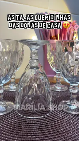 KIT COM 6 UNIDADES #TAÇA #DIAMOND #mesaposta #taçadevidro 