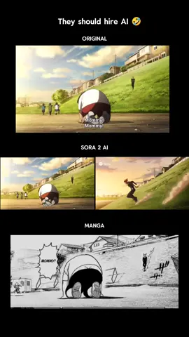 I added the slide because in a previous post someone said the slide is a reference from the manga. I honestly don’t know what else to write 🤣. They really have no idea how to turn a single manga panel into a good, high-quality anime scene. Six years for this? 🤣 hell na #onepunchman  #onepunchmanseason3  #onepunchmansoraai #soraai  #sora 