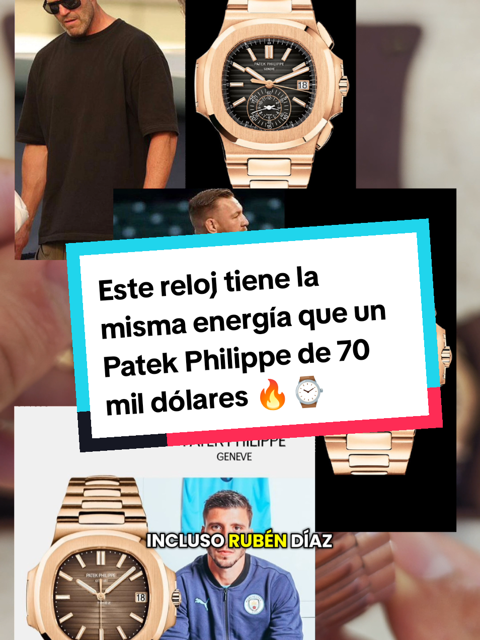 Reloj Inspirado en el Patek Philippe Nautilus Oro Rosa. Este es el reloj Pagani Design PD-1728, con movimiento automático Hiou ST6, cristal de zafiro, acero inoxidable y resistencia al agua 100M. #reloj #relojes #paganidesign #patekphilippe #costarica 