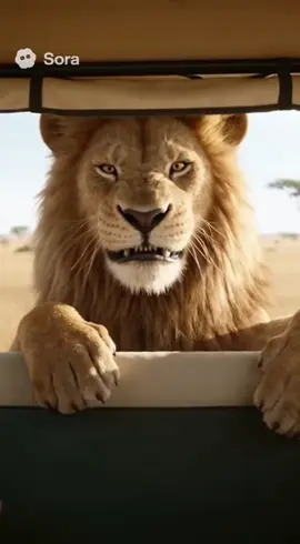 That moment when the king of beasts turned out to be the king of cuddles. 🐕👑 Sora 2 funny memes Ai video #sora2 #sora #memes #lion         #creatorsearchinsights 