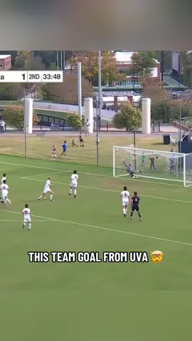 From back to front, what a play 😮‍💨 (via IG/uvamensoccer) #college #uva #virginia #football #Soccer 