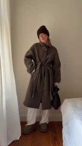 number one essential this Fall and winter: brown wool coat 🐻 this one is from H&M  #outfit #OOTD #newin #woolcoat #hm 