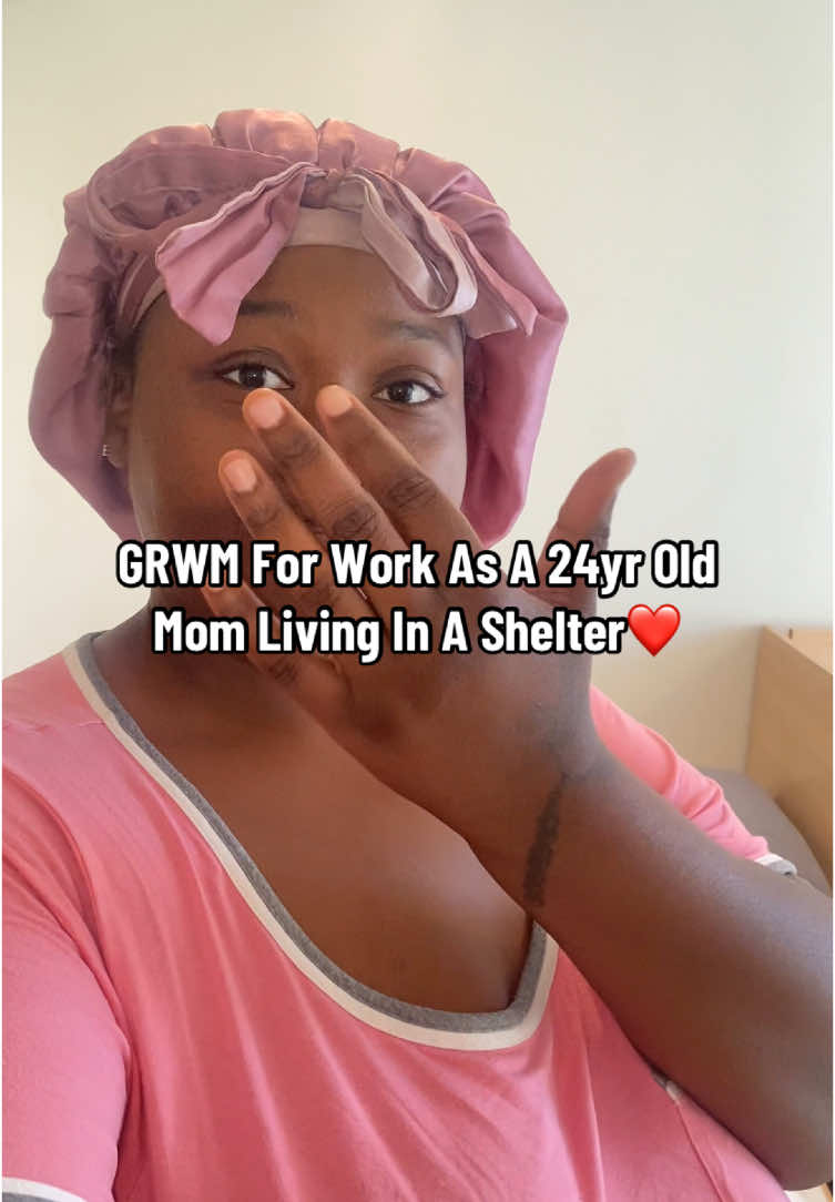 GRWM For Work As A 24yr Old Mom Living In A Shelter❤️ #grwm #grwmroutine #shelter #MomsofTikTok #fyp #fypシ゚viral #foryoupage #toddlersoftiktok #contentcreator #blackmomsoftiktok #viralvideo #blowthisup #blowthisupforme #fyppppppppppppppppppppppp 