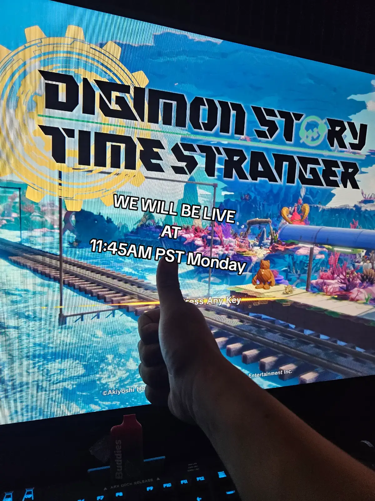 WE WILL BE LIVE AT 11:45AM PST Monday #voiceovers #voiceactor #digimon #live #gaming 