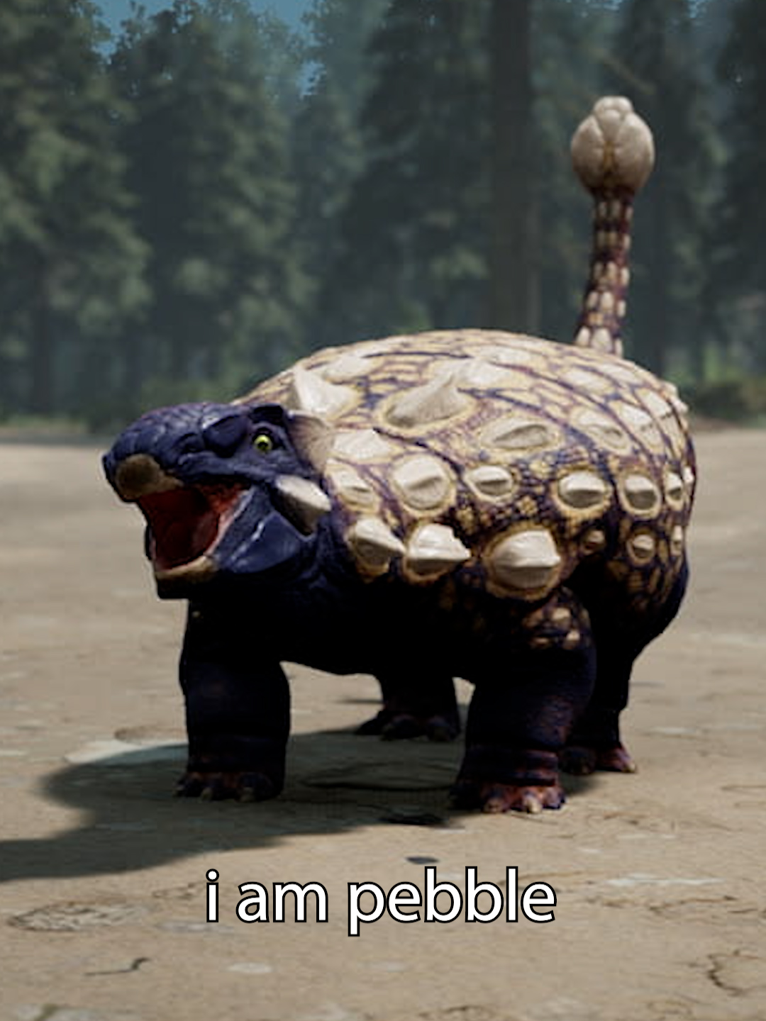 I am pebble, wash my belly #pathoftitans #dinosaurs #ilovedinosaurs #funny #meme
