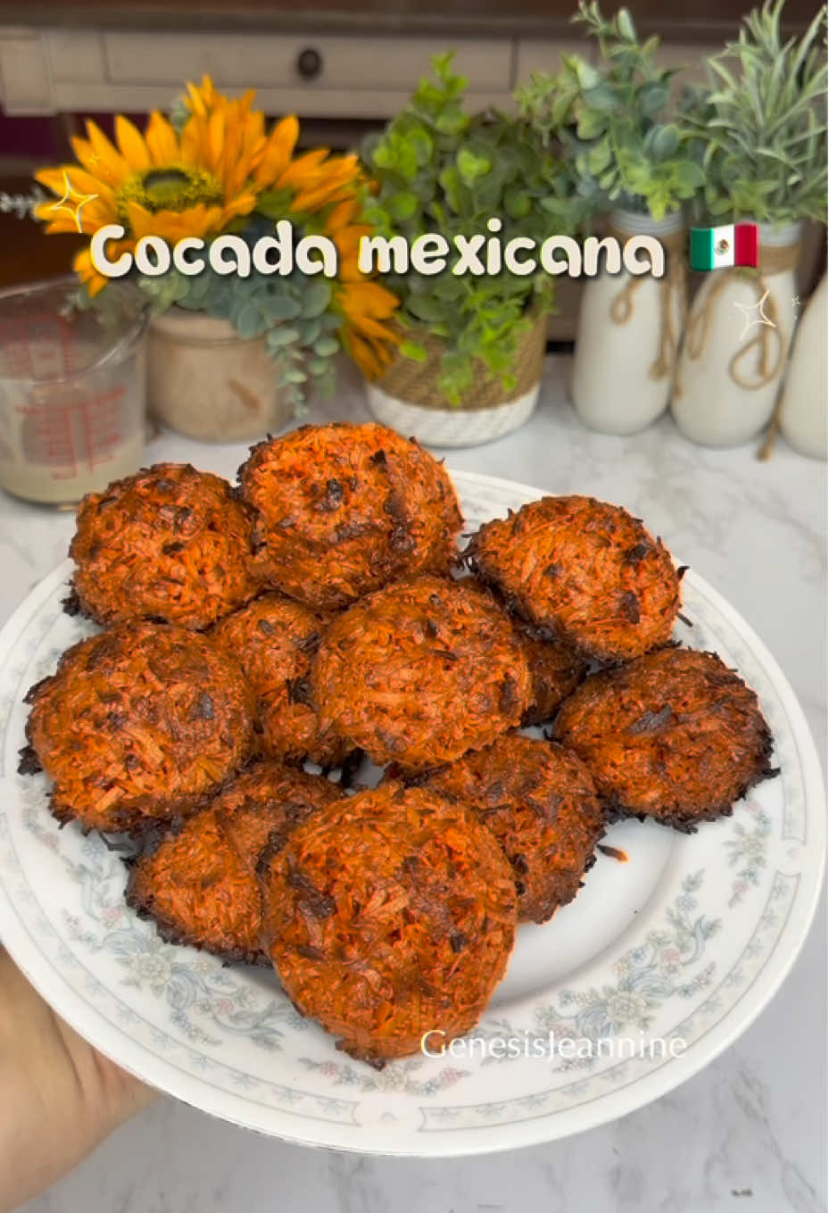 Cocada mexicana 🇲🇽                      -                                                       -                                                             -                                                       -                                                     - #cocada #mexico #Recipe #recetas #viral 