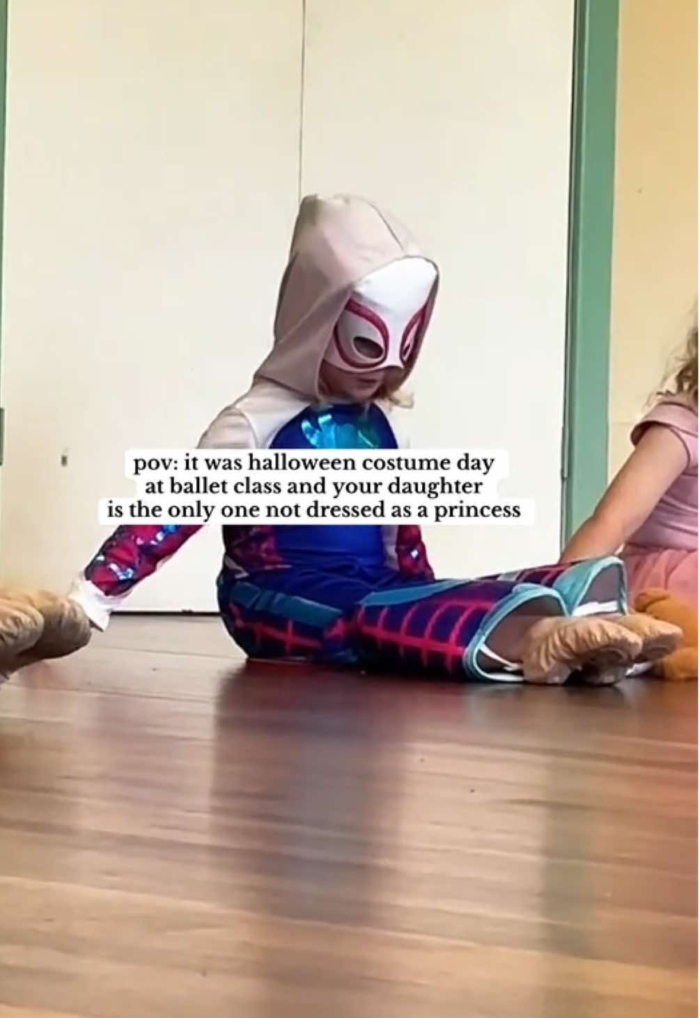 In a ballet class full of princesses, Be Ghostie 🩰🕸️💗