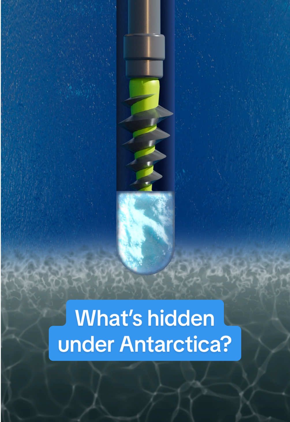 What would happen if you drilled a hole straight through the ice in Antarctica and jumped in? You jump in and the snow around you quickly changes to dense blue ice. As you go deeper, you realize the air bubbles trapped all around you are from the time of the Renaissance on the surface, then Ancient Rome, then the last Ice Age! But the pressure is rising and you’re getting closer to Earth’s hot core, the ice suddenly turns into… To find out what it is, follow along! #Antarctica #ice #mystery #Science
