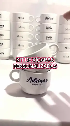 kit de xícaras personalizadas #xícaras #personalizados #presente 