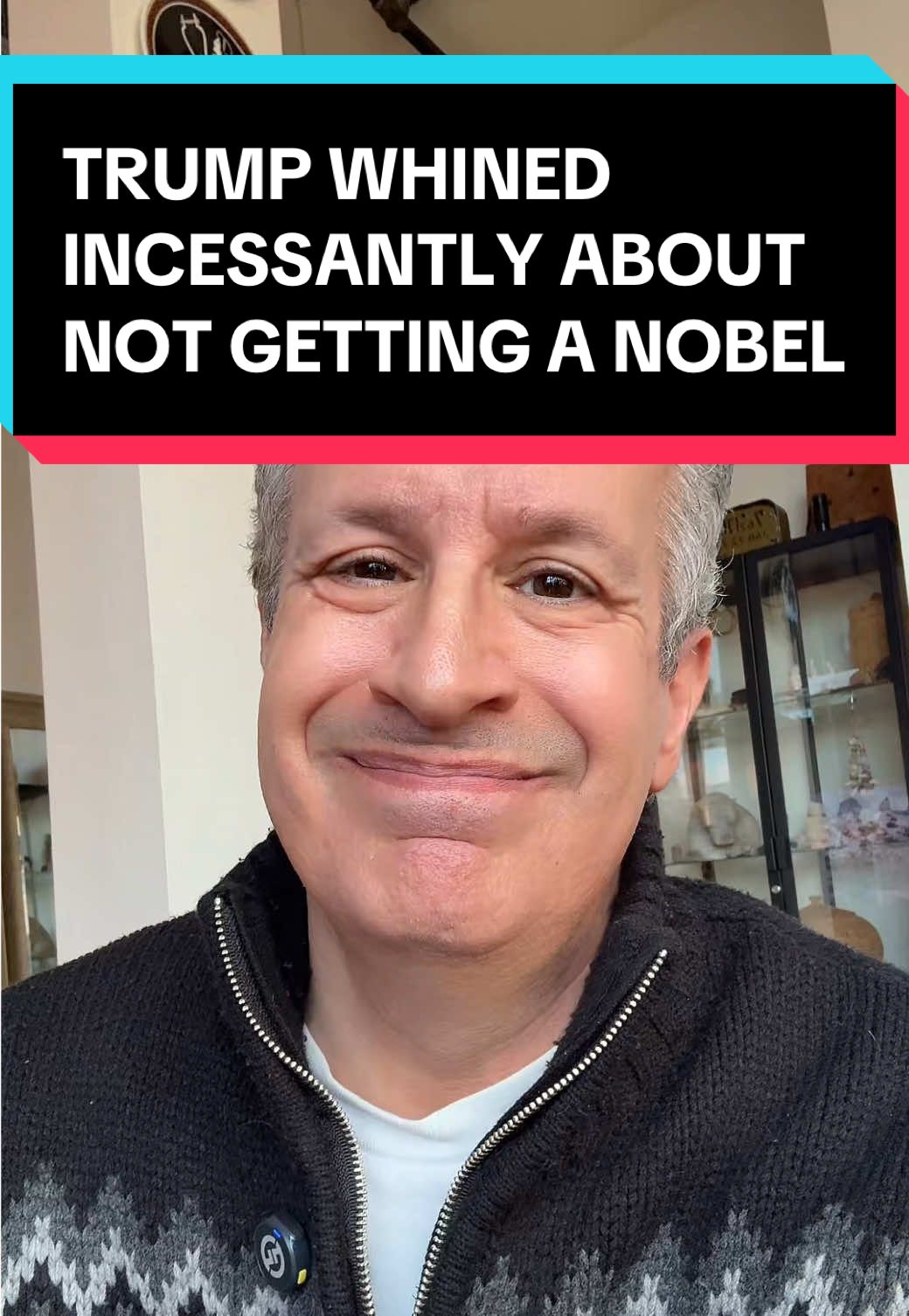 20OCT25 Furing his meeting on Friday with Ukrainian president Zelensky, Donald Trump reportedly whined incessantly about not getting the Nobel peace prize. #trump #zelensky #russia #putin #ukraine 