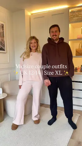 Midsize couple outfits 🥹🩷 #midsizefashion #sizexl #coupleoutfits #relationshipgoals #fyp 