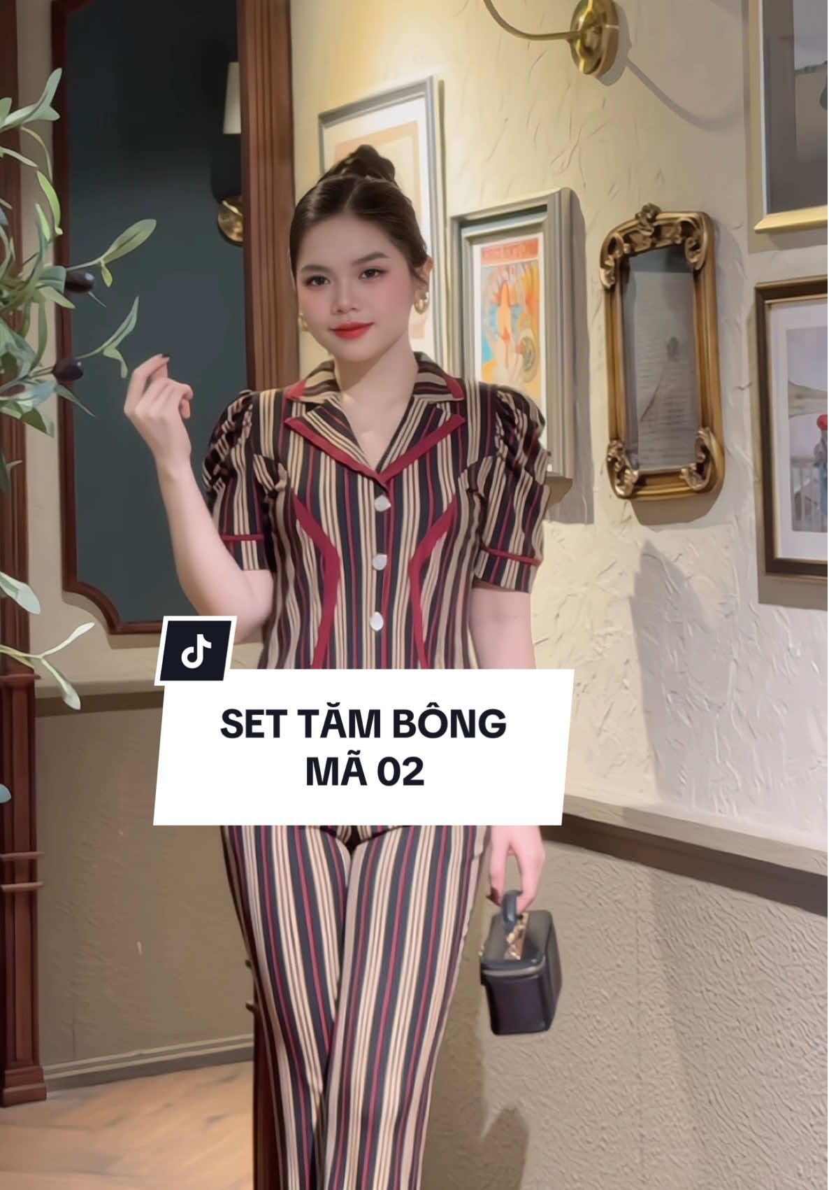 SET BỘ TĂM BÔNG CỔ VEST MÃ 02 #xuongdobothanhngoc #dobomacnha #doboxinh #thoitrangnu #thoitrangtrungnien  @Xưởng Đồ Bộ Thanh Ngọc 