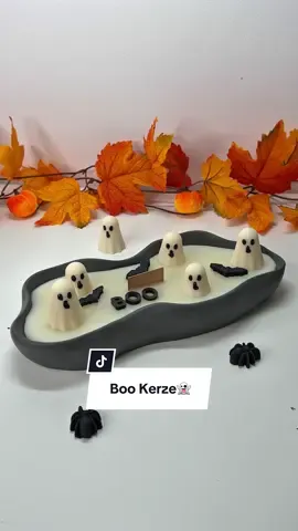 Boo Kerze👻 #candlemaking #kerzengießen #kerzendiy 