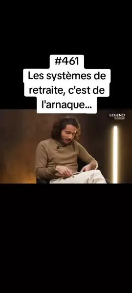 les systèmes de retraite, c'est de l'arnaque... #legend #retraite #pension #arnaque 