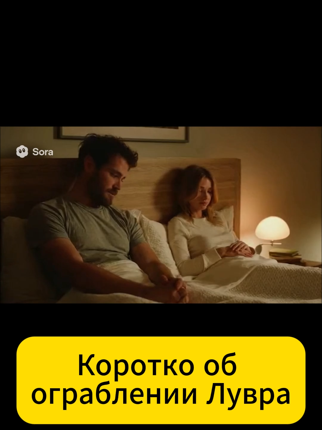 Муж и жена обсуждают ситуацию с Лувром. #юмор #шутка #смешно #лувр