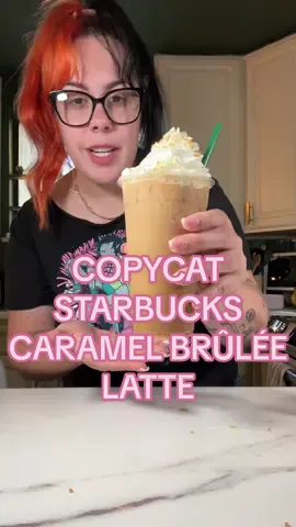 COPYCAT Starbucks Caramel Brûlée Latte  #maze #EasyRecipe #copycat 