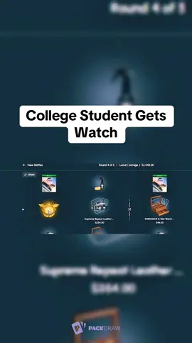 College Student Gets Watch
