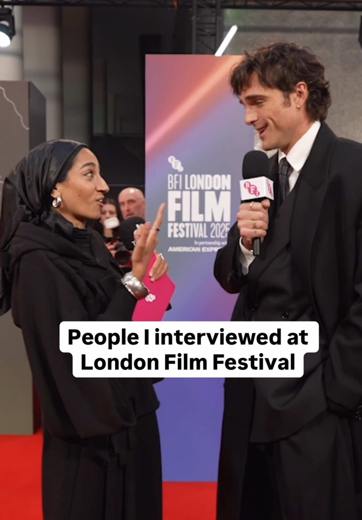🎤 Yes Jacob Elordi was that tall.  A MASSIVE thank you to @British Film Institute and @TikTok UK  for having me ❤️. #lff #londonfilmfestival #whattowatch #CapCut 
