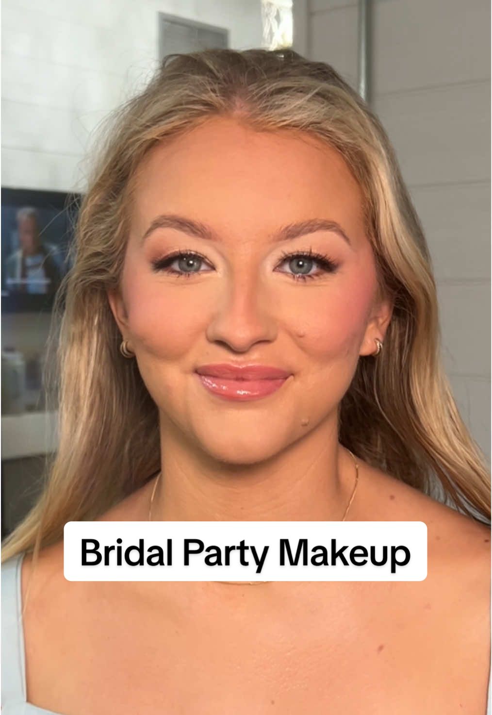 Loved doing makeup for this beautiful bridal party! 🎀 #makeupartist #bridalmakeup #WeddingMakeupArtist #bridesmaidmakeup 