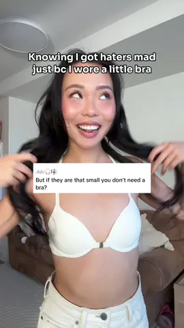 BREAKING NEWS: Haters mad again at a woman's choice of clothing 🚨 #wearpepper #pepperbras #everydaybra #tshirtbra #smallboobs 