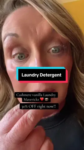 Laundry soap that smells like it sounds! 30%off on scents #laundrydetergent #mavericks #laundryday #laundry #tiktokshopfinds 