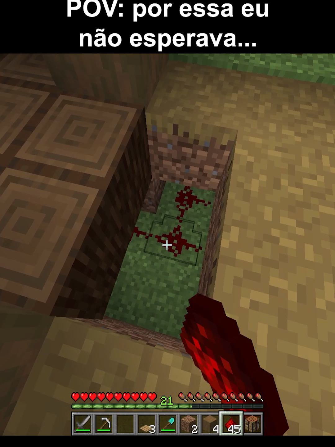 isso já aconteceu com alguém? #clips #Minecraft #curiosidades #minecraftbedrock #jogandomine #mods #minebr #fenyx #edit #nostalgia #fogoqueimado #bedrock #minecraftmemes #foryoupage❤️❤️ #fyp #jogos #java #esconderijo #trap #minigames