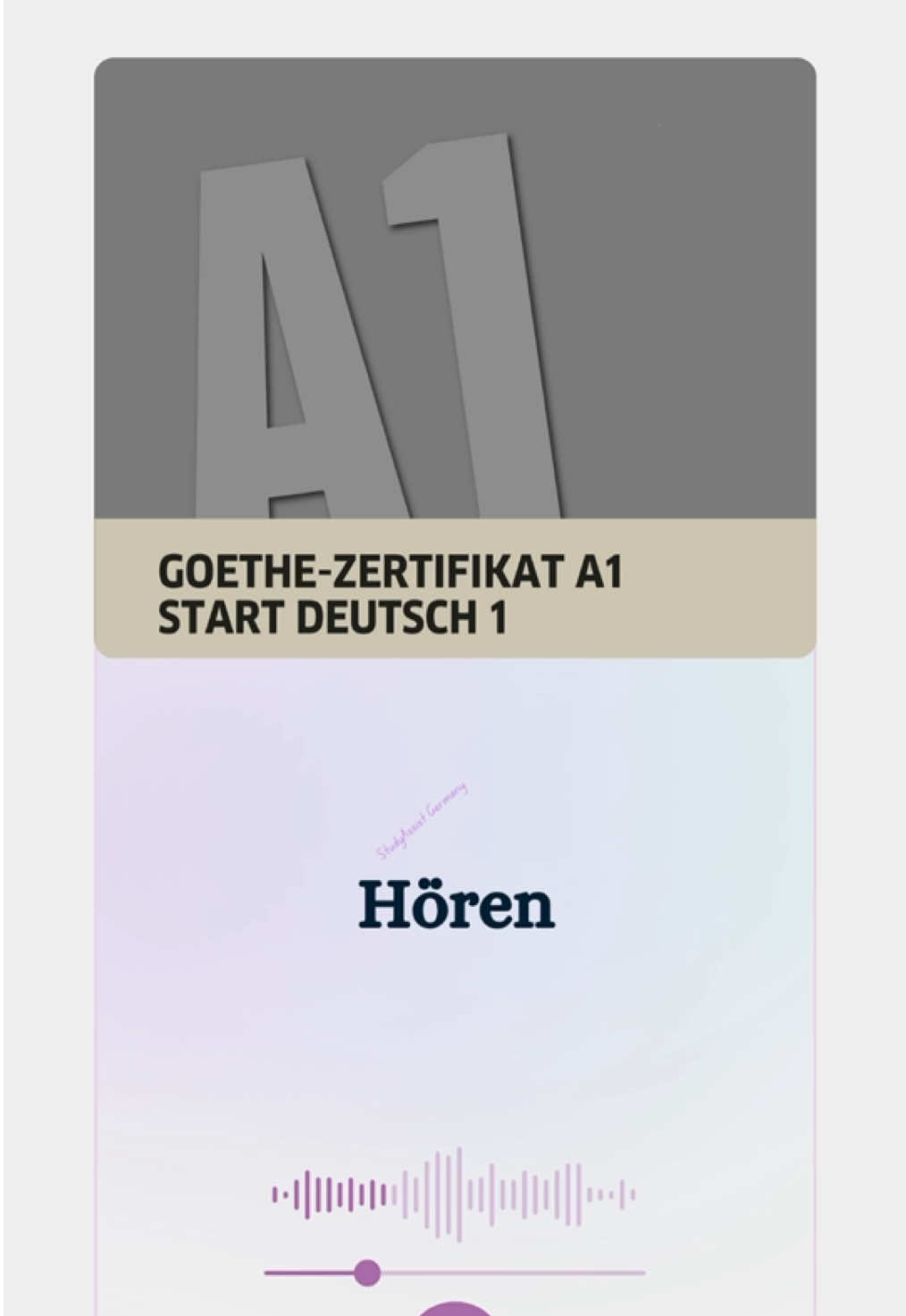 German A1 Hören Prüfung #easygerman #learngerman