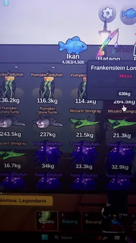 yahh baru sehari udah di usir talonn🥲#megalodon🦈 #fishit#halloween 